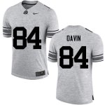 NCAA Ohio State Buckeyes Men's #84 Brock Davin Gray Nike Football College Jersey TYB6045JW